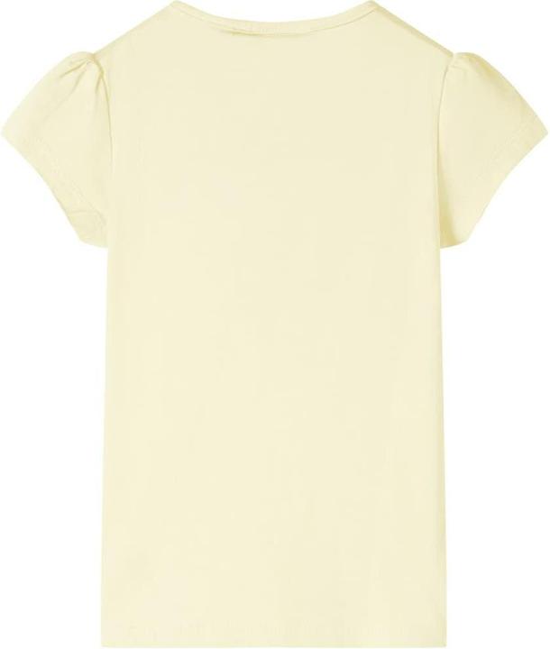 Produktbild VidaXL Kinder-T-Shirt Zartgelb 140,Material: 95 % Baumwolle. 5 (140)