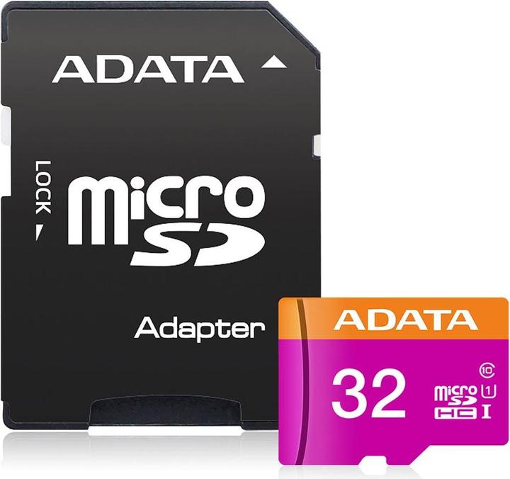 Image du produit Adata Premier (32 Go, microSDHC, U1, UHS-I)