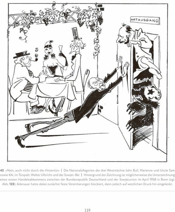 Produktbild Adenauer-Karikaturen (Deutsch, Matthias Krüger, Ulrich Op de Hipt, Walther Fekl, Wilhelm Hartung, 2023)