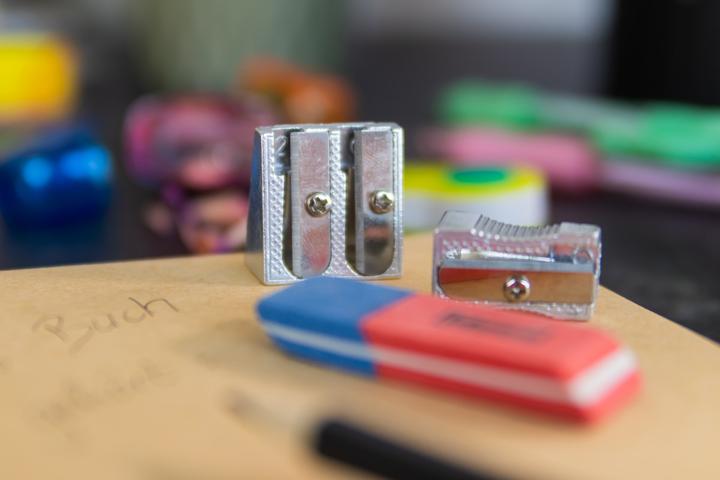 Actual product image Idena Double sharpener metal