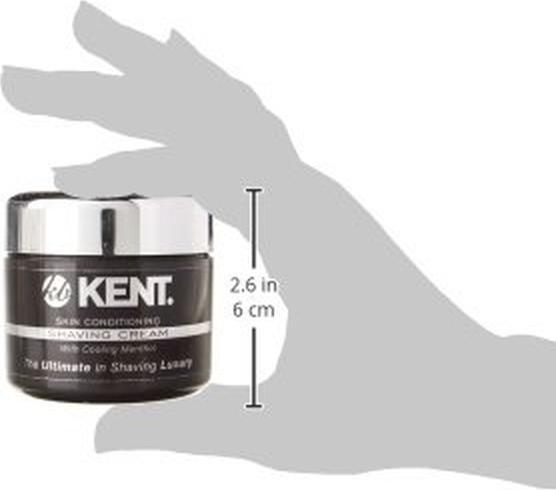 Actual product image Kent Menthol Shaving Cream 125ml Tub (125 ml, Shaving cream)