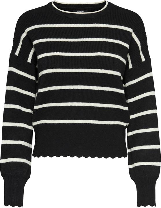 Image du produit Only col rond manches ballon pull en tricot (XL)