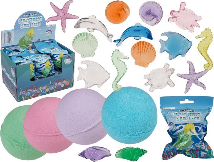 Actual product image Magni Bubbling ball with sea world figure (Bath bombs)
