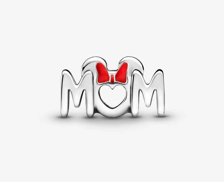 Produktbild Pandora Disney Minnie Mouse Bow & Mum Charm (Silber 925)