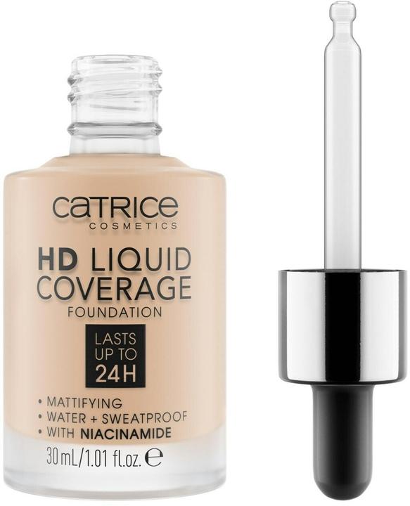 Actual product image Catrice HD Liquid Coverage (010, 010 Light Beige, 10, 10 Light beige, Light Beige)