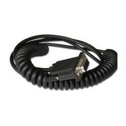 Honeywell Industriekabel: RS232 (5V Signale) schwarz DB9 Buchse 3m (9.8 ') gewickelt 5V externe Stromvers (3 m), Schnitt...