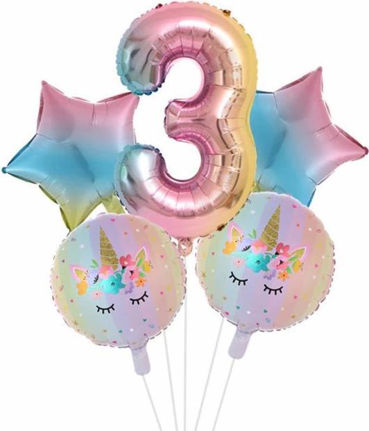 MU Style Ballone Einhorn Party (1x)