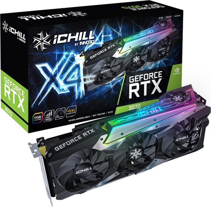 Produktbild Inno3D GeForce RTX 3070 iChill X4 LHR (8.19 GB)