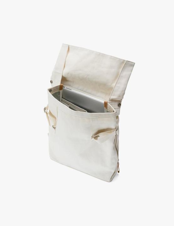 Immagine prodotto Qwstion Flap Tote Medium – Natural White - Natural White