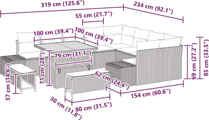 Produktbild vidaXL Sincere