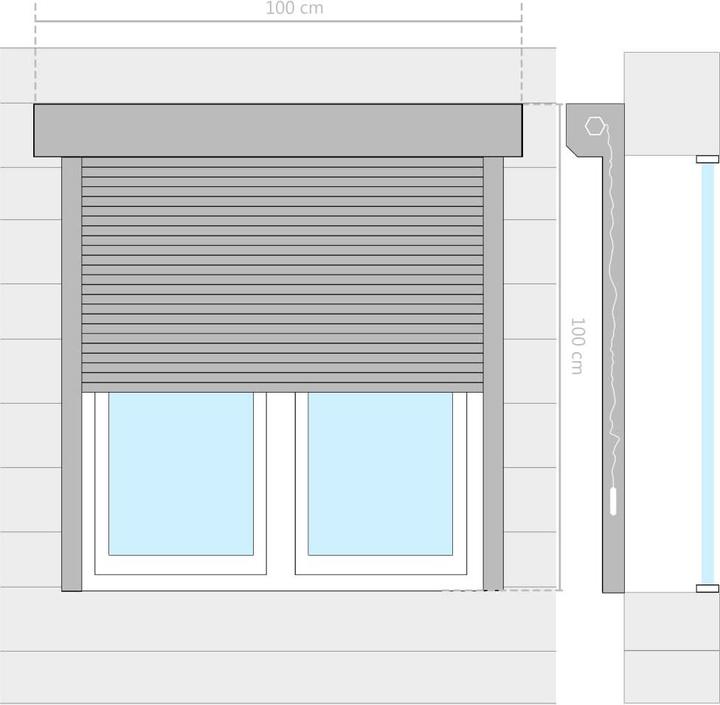 Produktbild vidaXL Helin (100 x 100 cm)