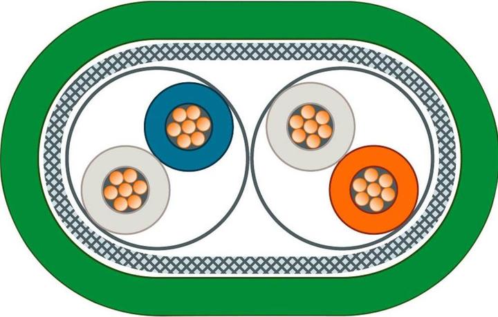 Produktbild Siemens Verbindungskabel 6XV18502LH20 1 St. (6XV18502LH20) (CAT5, 2 m)