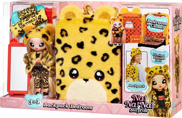 Produktbild MGA Na! Na! Na! Surprise 3-in-1 Backpack Bedroom- Jennel Jaguar