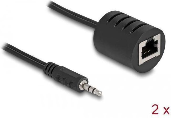 Actual product image Delock Stereo Audio Extender RJ45 Bu to 3.5 mm Kli (Jack adapter)