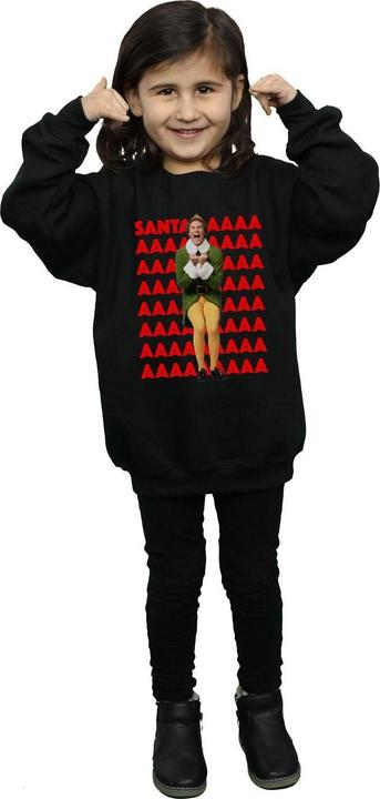 Produktbild Elf Buddy Santa Scream Sweatshirt Mädchen (116)