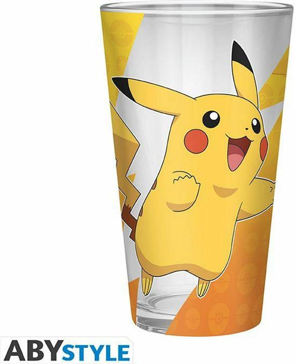 Produktbild ABYstyle Pokemon Large Glass 400ml: Pikachu Foil