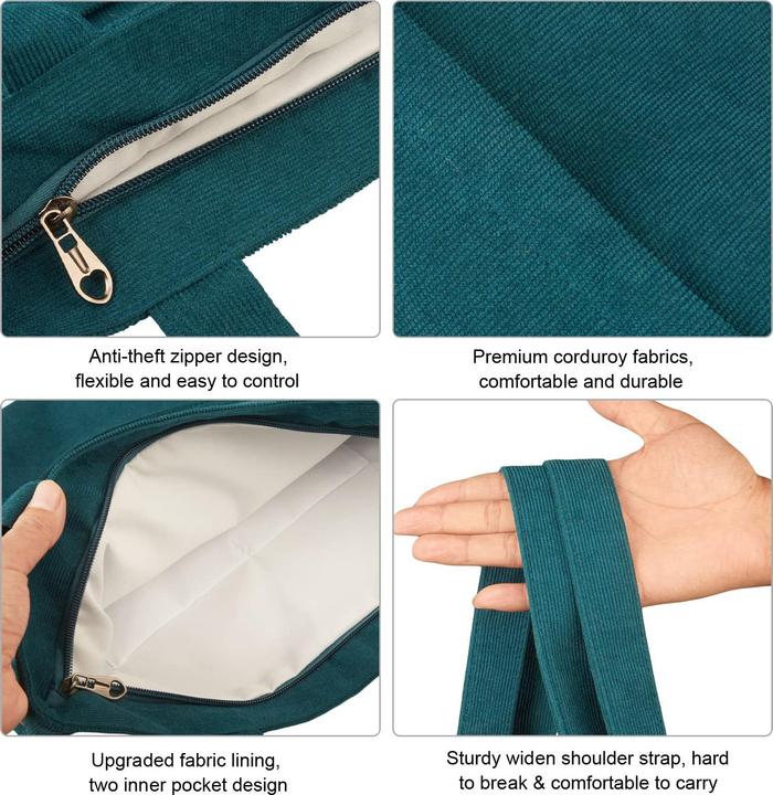 Immagine prodotto Only-Bags.Store Kordeltasche Umhängetasche mit Reissverschluss, Umhängetaschen Handtasche Shopper Tasche