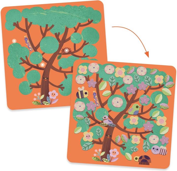 Actual product image Djeco Filzbilder Jahreszeiten