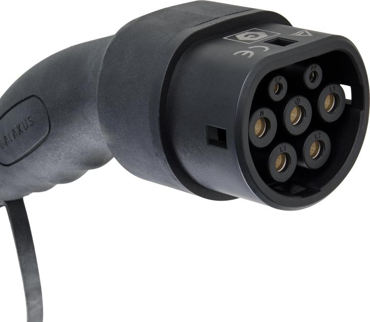 Actual product image Galaxus Electric car charging cable (Type 2, 22 kW, 32 A, 5 m)