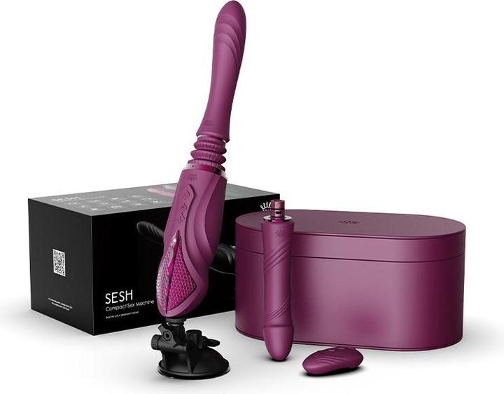Actual product image Zalo Sesh shock heating vibrator with remote control