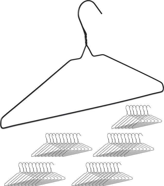 Actual product image Relaxdays Drahtbügel (48 x)