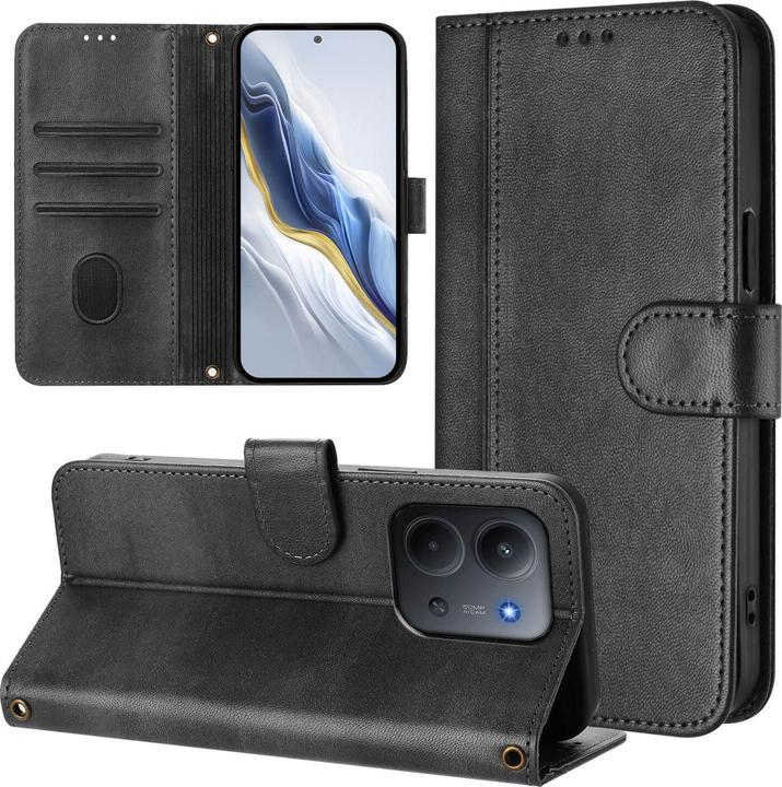 Actual product image Cover-Discount Xiaomi Redmi 15C – Retro Look Etui im Vintage Design (Xiaomi Redmi Note 15)