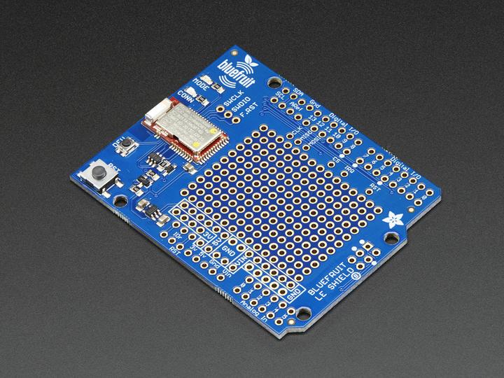 Image du produit Adafruit Bluefruit LE Shield Bluetooth LE pour Arduino (Bouclier)