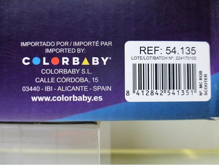 Produktbild Colorbaby Roller Polyurethan Aluminium Weiss
