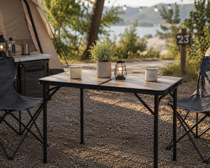 Produktbild Mojawo Campingtisch Outdoortisch Gartentisch klappbar Alu 90x60x40/70cm