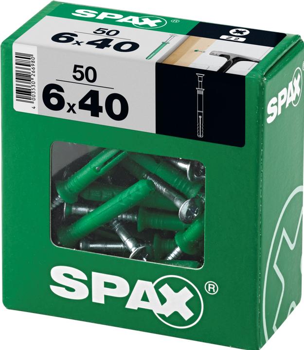 Actual product image Spax Nail Dowel Countersunk Head Z2 XL (50 pcs.)