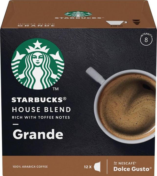 Actual product image Starbucks House Blend Grande by Nescafé Dolce Gusto Medium Roast (12 x Port.)