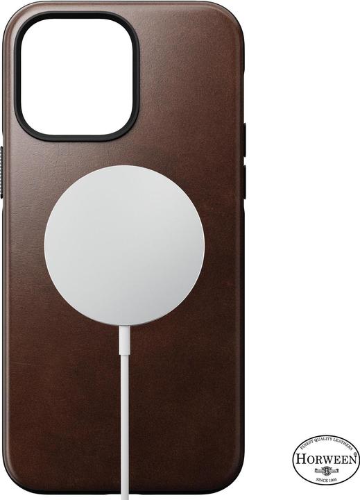 Immagine prodotto Nomad Cover posteriore moderna in pelle Horween per iPhone 14 Pro Max Marrone (Apple iPhone 14 Pro Max)