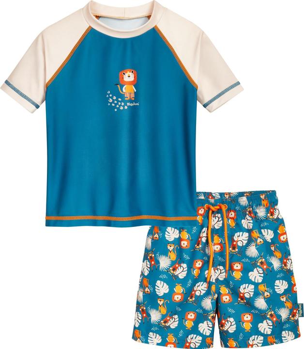 Image du produit Playshoes UV-Badebekleidungsset Dschungel Petrol Gr. 122/128