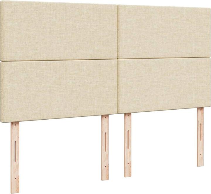 Produktbild VidaXL Bo x springbett mit Matratze 90 x 200 cm Stoff (90 x 200 cm, 90 x 200 cm)