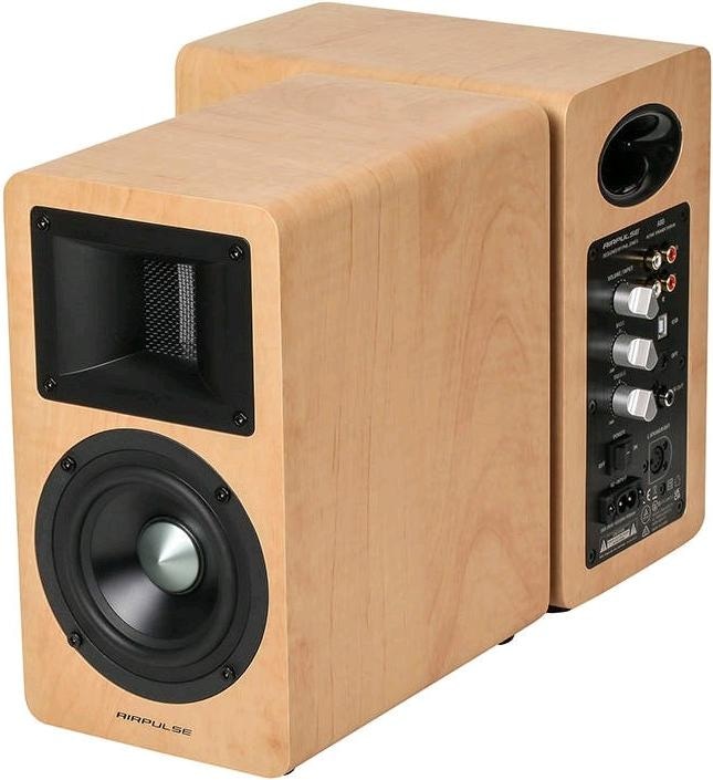 Actual product image Edifier Speakers Airpulse A80 (brown) (1 pair, 20 W)