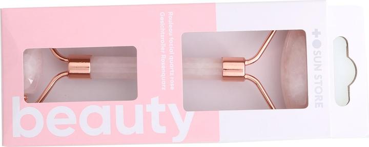 Actual product image Sun Store Beauty face roller rose quartz
