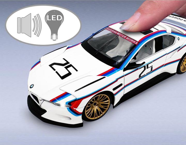 Actual product image BMW 3.0 CSL Hommage R Diecast 1:24 weiss inkl. Knopfzellen