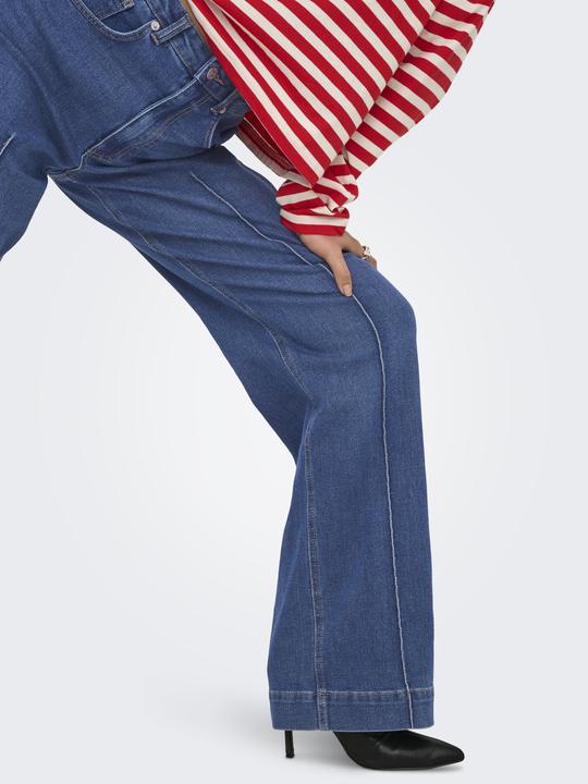 Produktbild Only ONLJUICY Hohe Taille Weiter Beinschnitt Jeans Jeans mit weitem Bein (30)