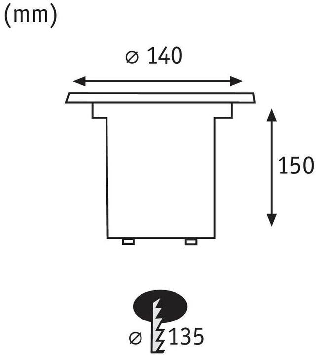 Immagine prodotto Paulmann Lampada da incasso a pavimento per esterni Plug & Shine (609 lm, IP67)
