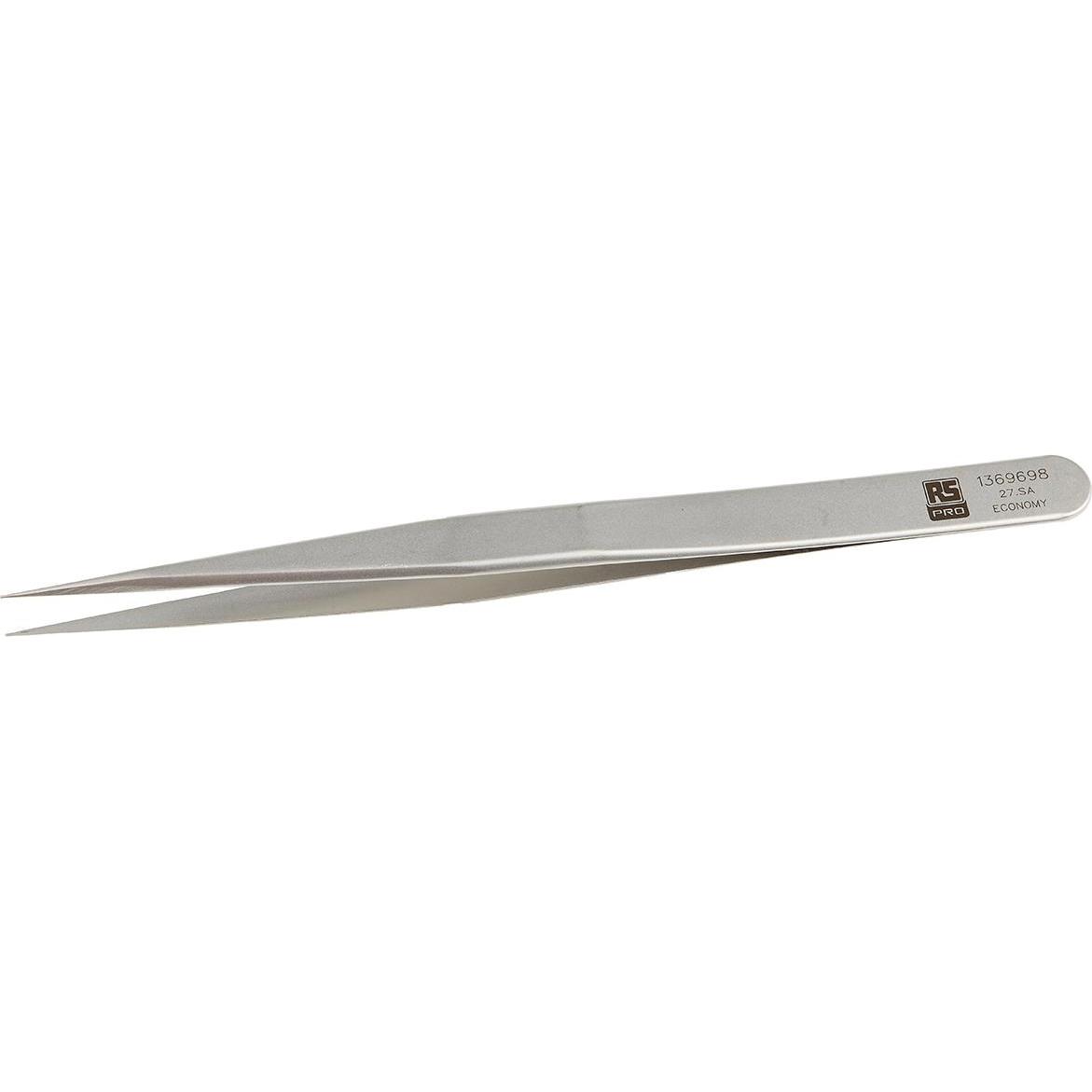 Rs Pro, Pinzette, Edelstahl Pinzette Säurebeständig, Spitze Extrafein, Spitz Zulaufend, 135 mm