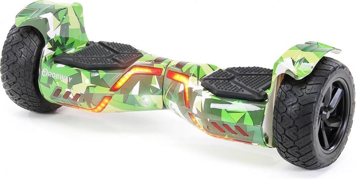 Actual product image Robway Hoverboard X2 E-Balance Board Scooter Electric Scooter Smart Self Balance (Woodland Camo