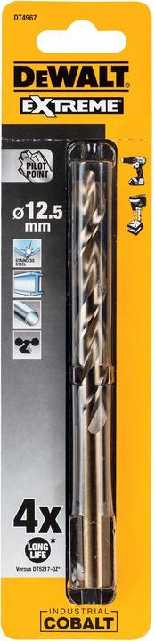 Actual product image DeWalt Metal drill (12.5 millimetres)