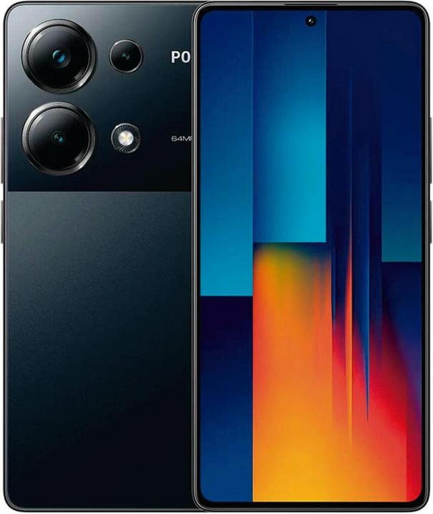 Actual product image Xiaomi Poco M6 Pro (512 GB, Black, 6.67", Hybrid Dual SIM, 4G)