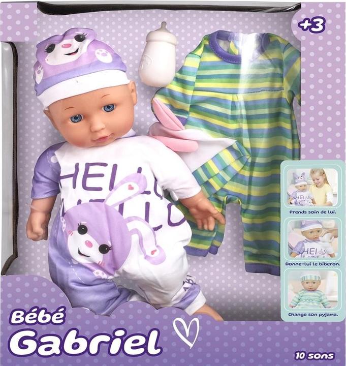 Image du produit HP BEBE PYJAMA 36CM 10 SONS