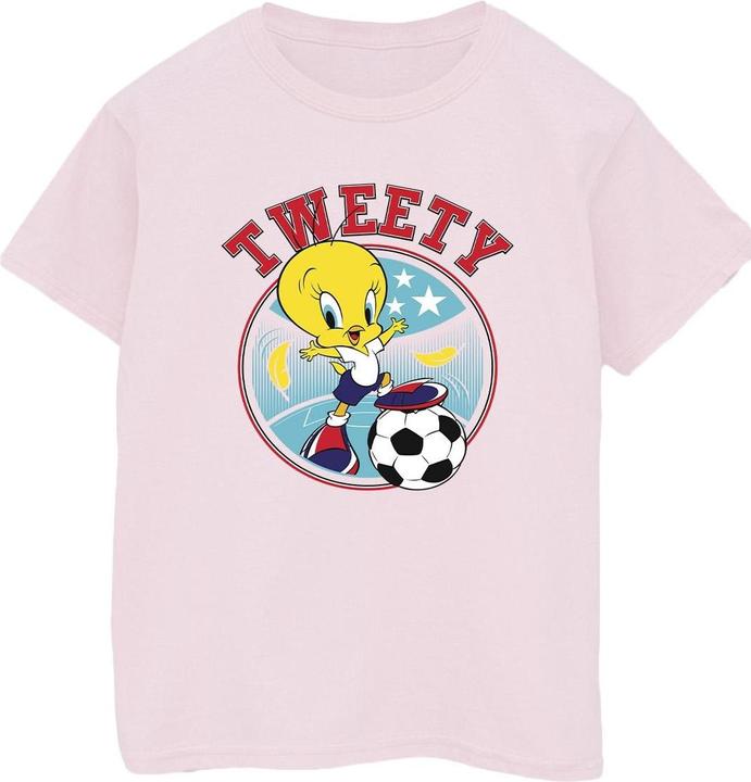 Actual product image Looney Tunes Mens Tweety Football Circle T-Shirt (M)