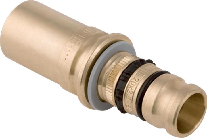 Produktbild Geberit Mepla overgang på Mapress d=26 mm, d1=22 mm (26 mm)