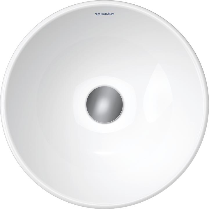 Duravit Countertop basin D-NEO 400x400mm o ÜL without tap hole bench white (400 mm, 400 mm)