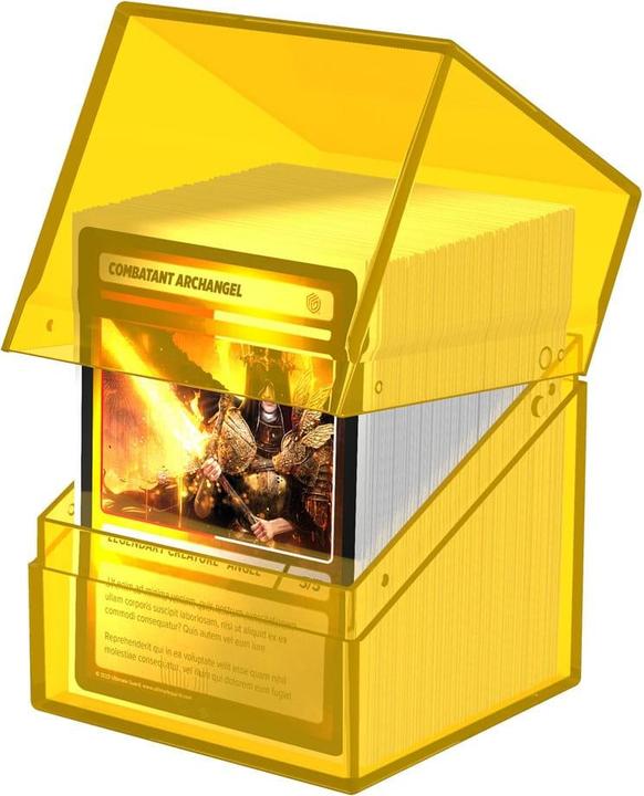 Actual product image Ultimate Guard Boulder 100+ Clear - Amber