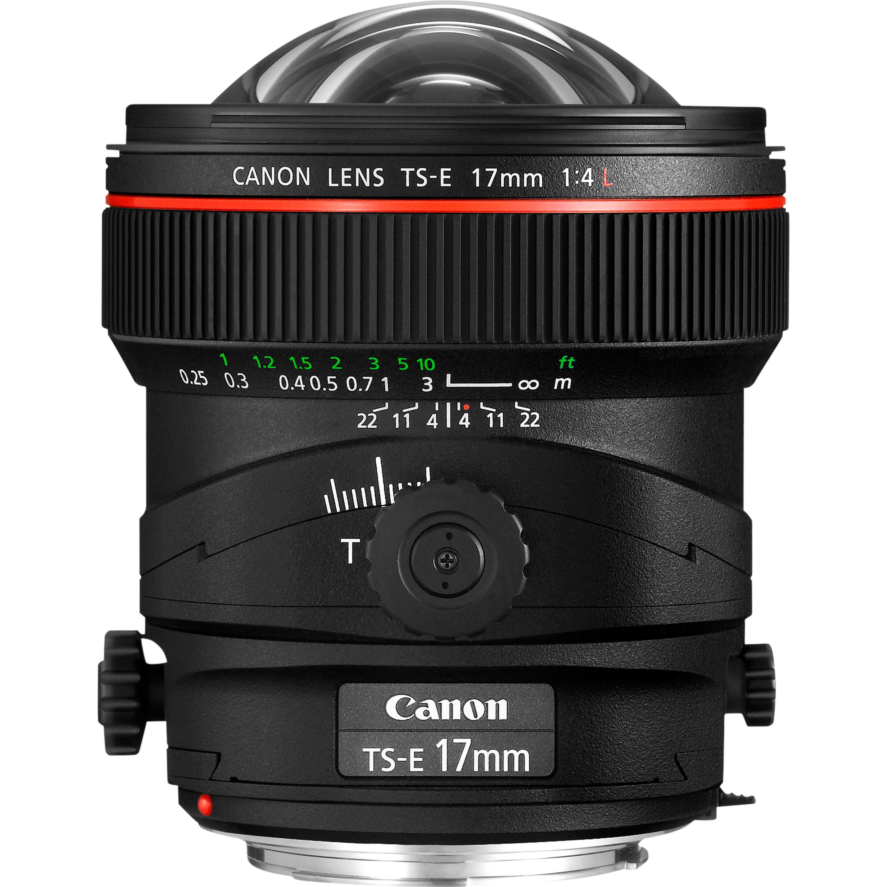 Canon TS-E 17mm f/4.0L - Import (Canon EF, Vollformat), Objektiv, Schwarz