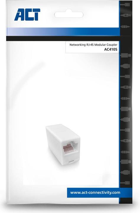 Produktbild UTP modular coupler, RJ-45 (Netzwerk Kupplung)